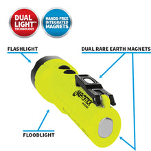 Load image into Gallery viewer, Intrinsically Safe Dual-Light Flashlight w/Magnets - Li-Ion - Green - UL913 / ATEX